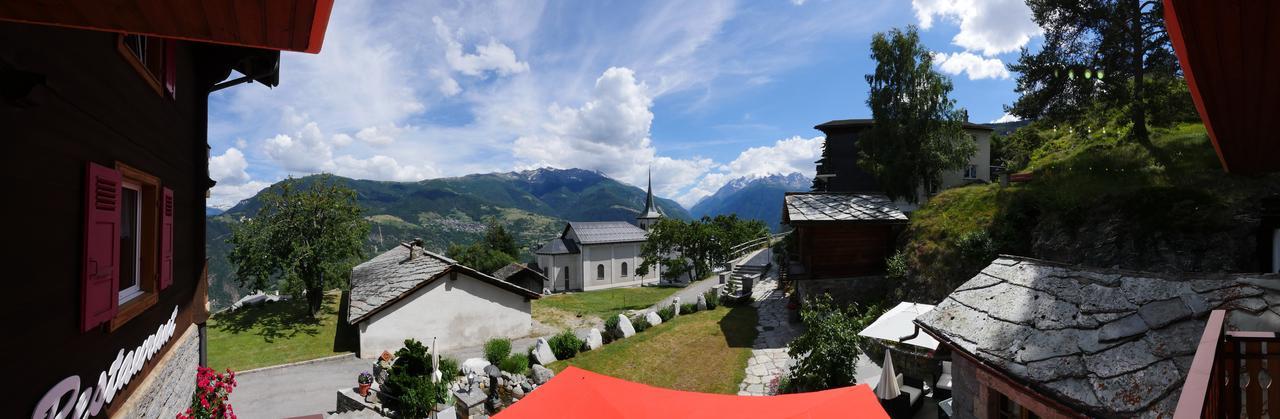 Hotel Alpenblick Zeneggen Exterior foto